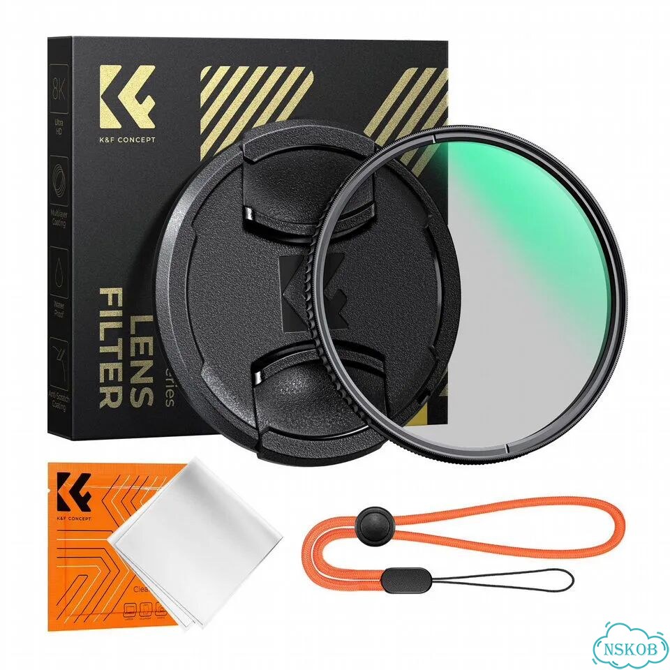 Светофильтр K&F Concept XC16 Nano-X CPL Green Coated 43mm фото 1