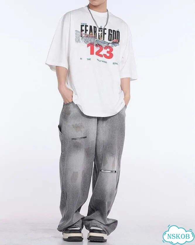 Футболка Fear of God Logo New белая фото 6
