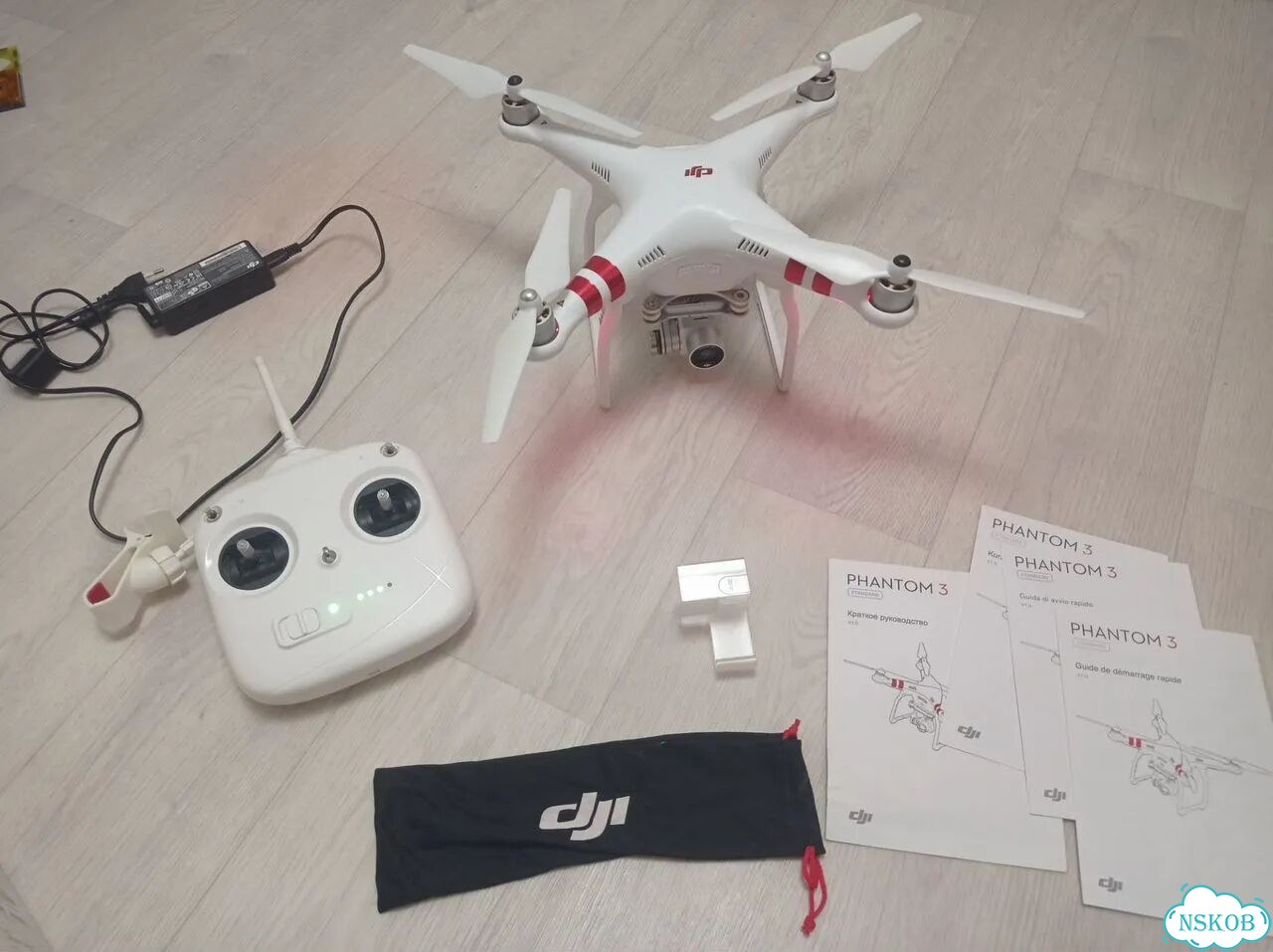 Квадрокоптер dji phantom 3 standard фото 2
