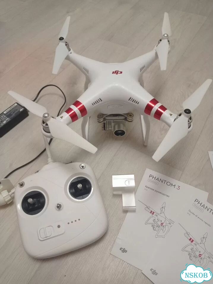 Квадрокоптер dji phantom 3 standard фото 3