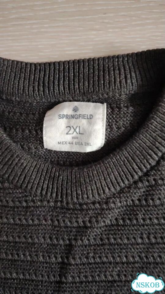 Пуловер Springfield, Испания, 2XL фото 2