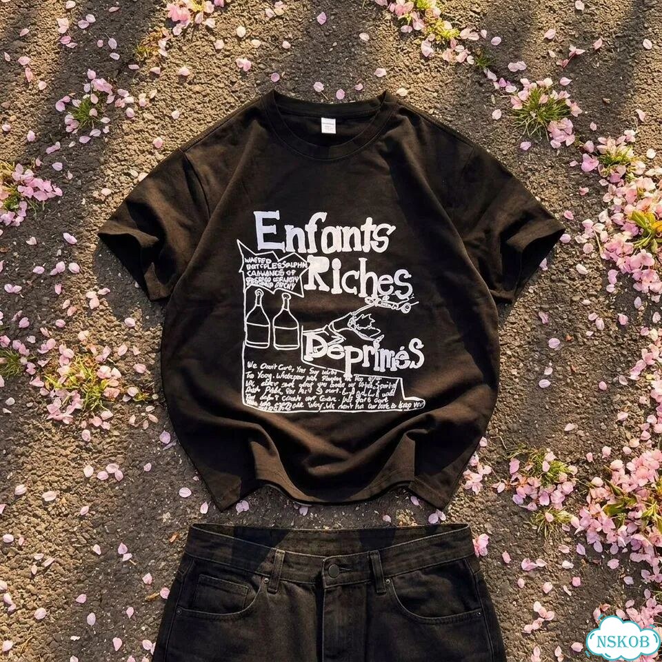 Футболка ERD Enfants Riches Deprimes черная фото 2