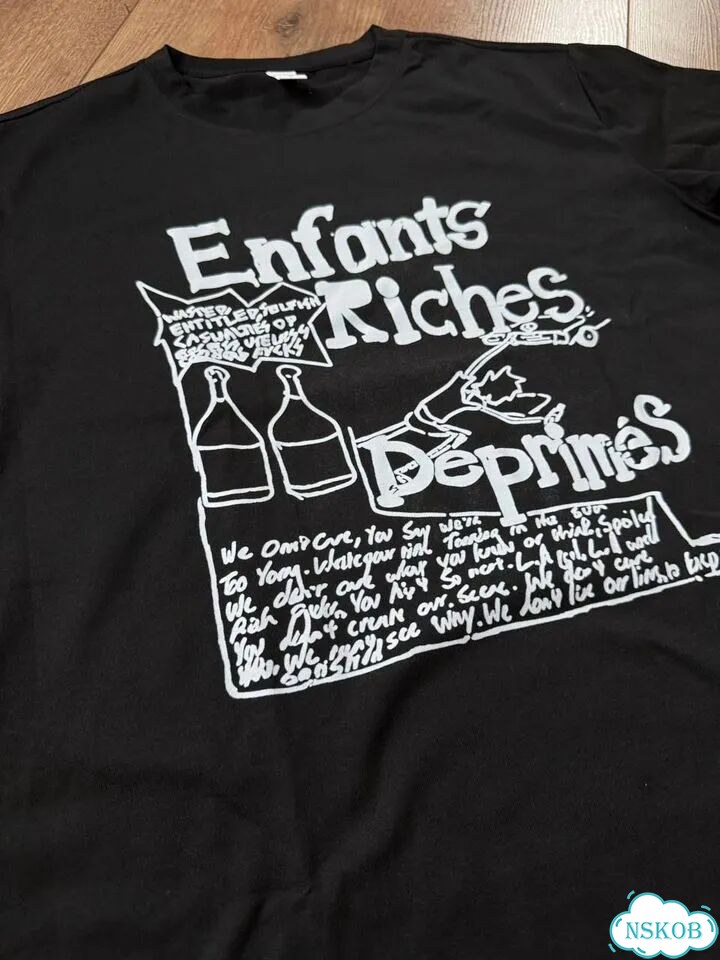 Футболка ERD Enfants Riches Deprimes черная фото 5