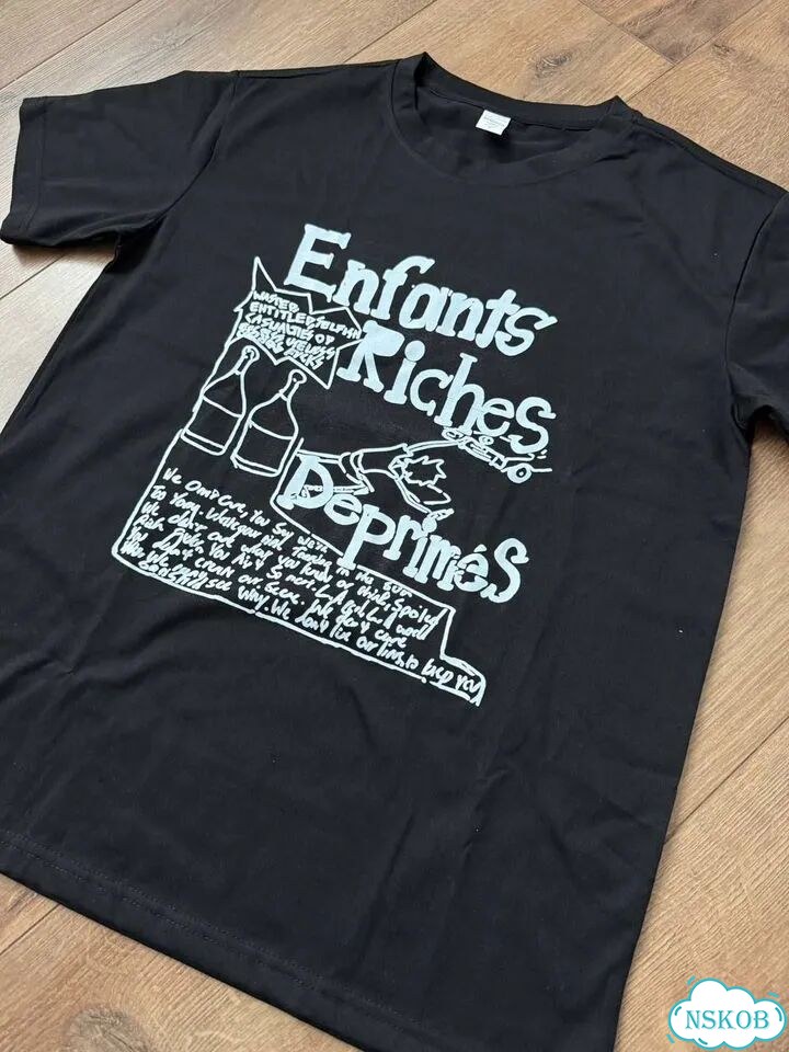 Футболка ERD Enfants Riches Deprimes черная фото 7