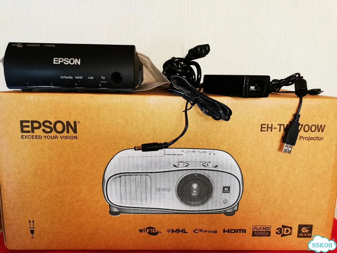 Продам проектор Epson EH-TW6700W+ трансмиттер фото 4