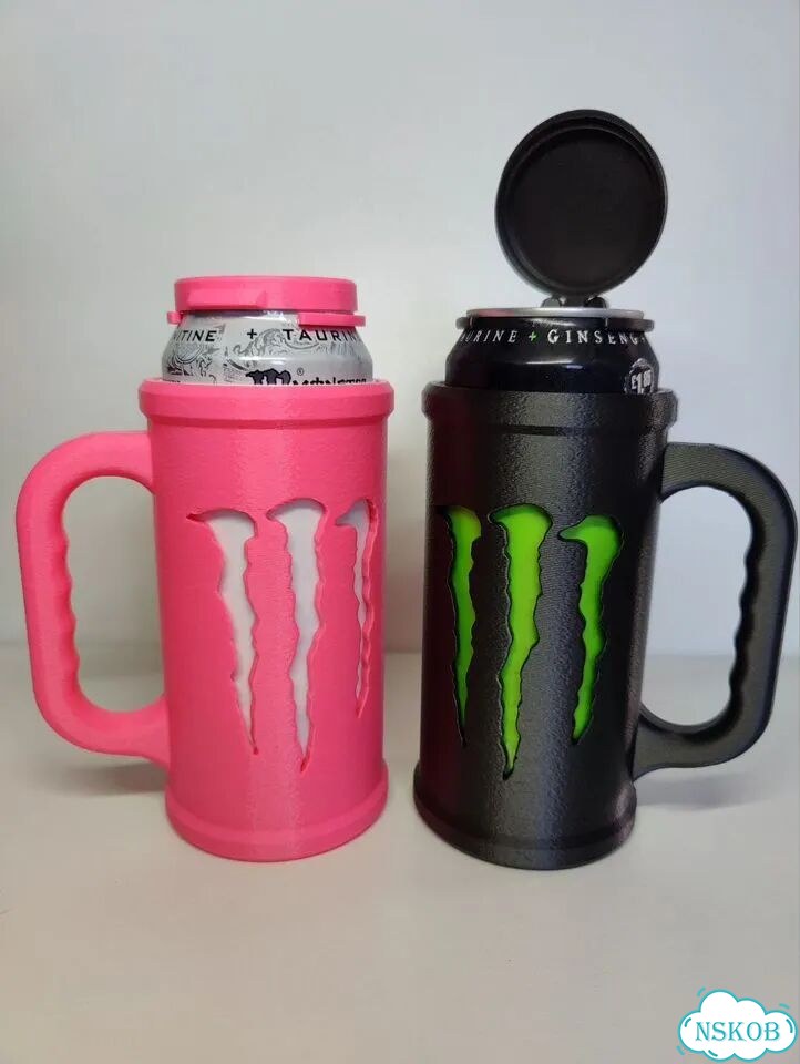 Подставка для банки Monster с крышкой кружка 3D фото 2