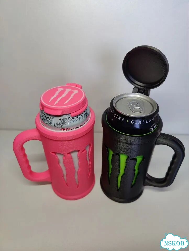 Подставка для банки Monster с крышкой кружка 3D фото 3