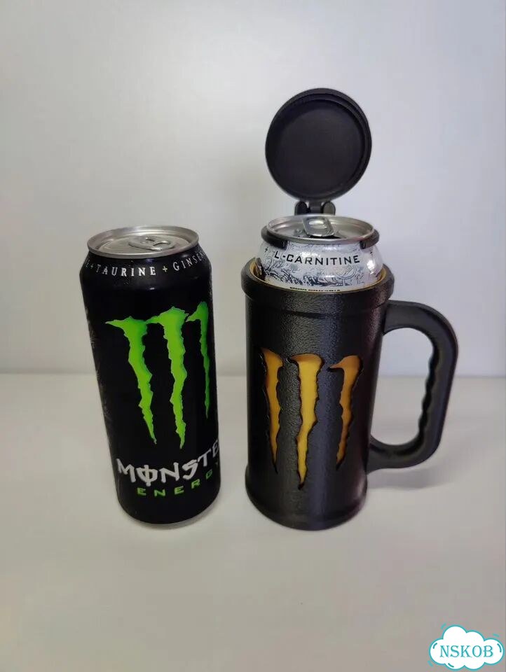 Подставка для банки Monster с крышкой кружка 3D фото 4