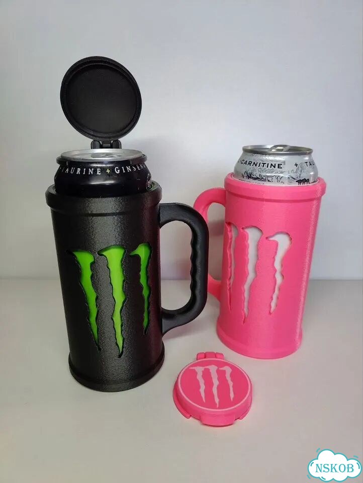 Подставка для банки Monster с крышкой кружка 3D фото 5