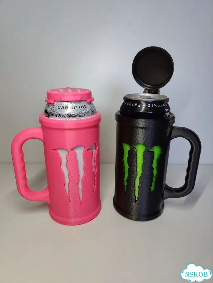 Подставка для банки Monster с крышкой кружка 3D фото 6