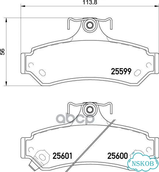 Колодки тормозные дисковые зад toyota aurion фото 1