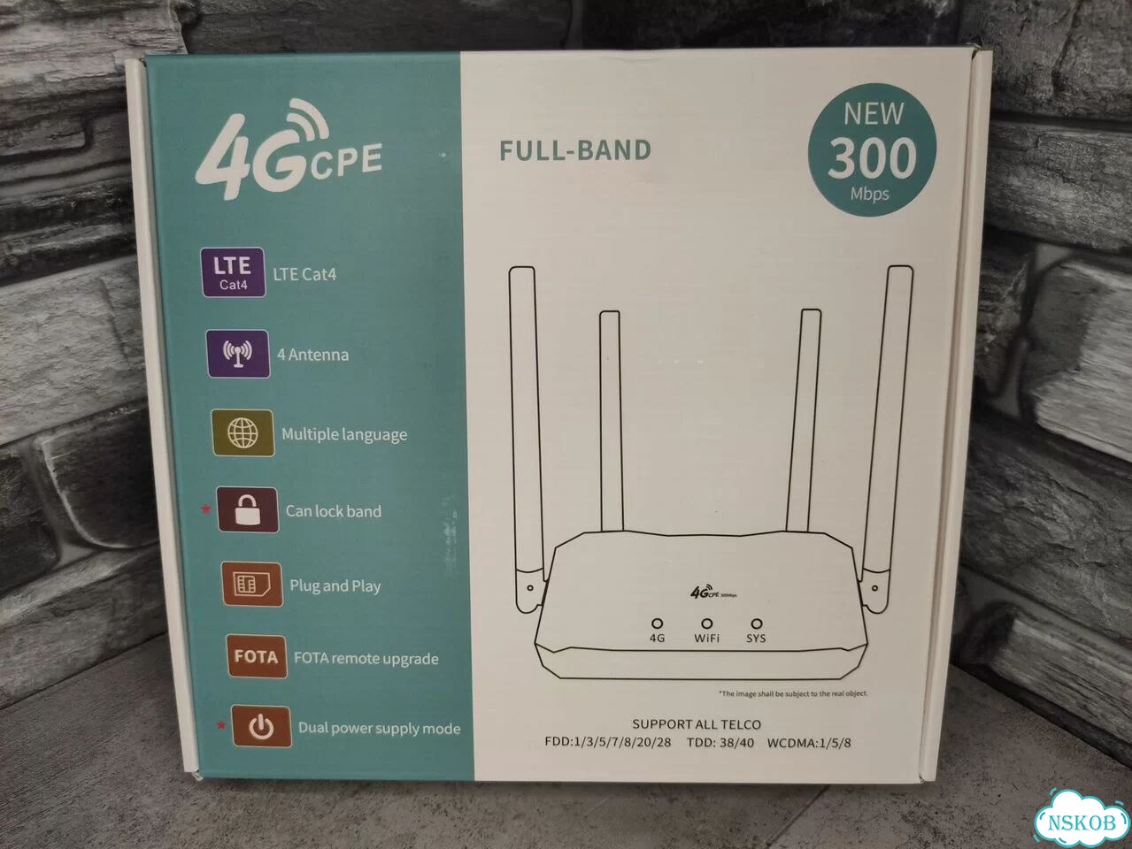 4G WiFi роутер модем под SIM карту (новый) фото 8