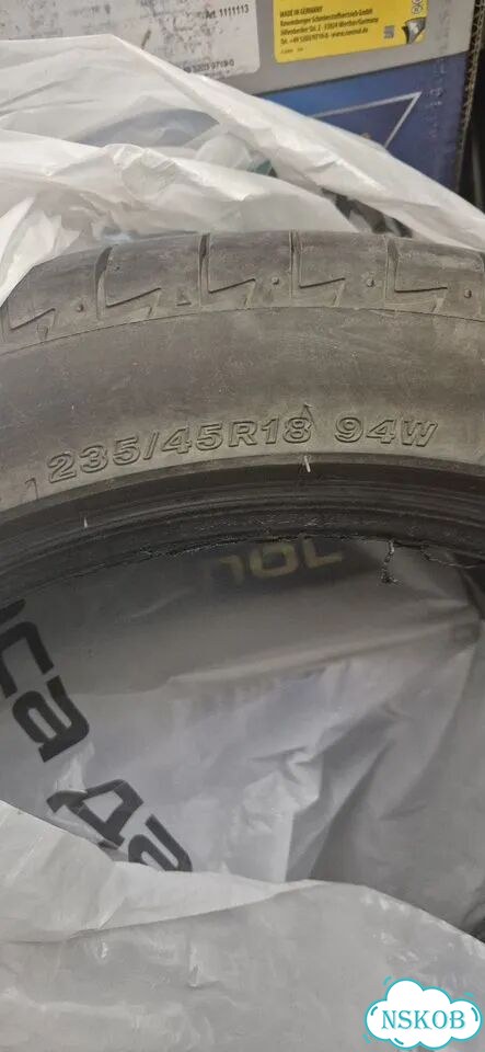 Bridgestone Turanza T005A 235/45 R18 94W фото 6