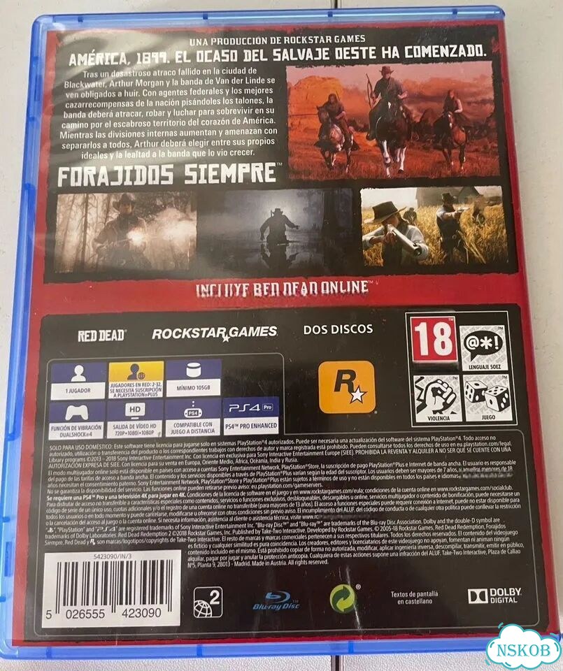 Диски на ps4 red dead redemption 2 фото 2