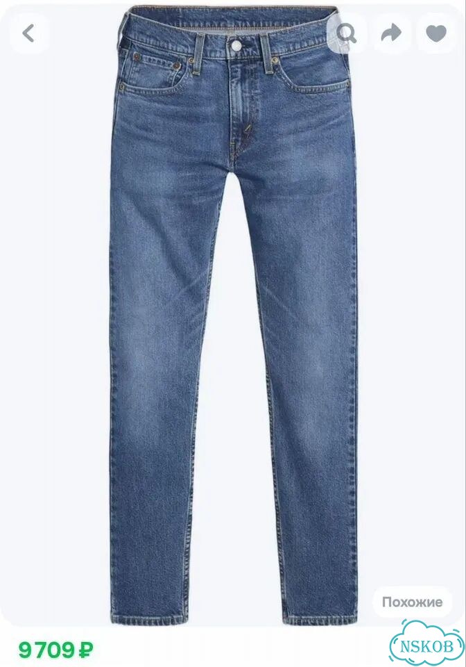 Джинсы Levi's 519 фото 2