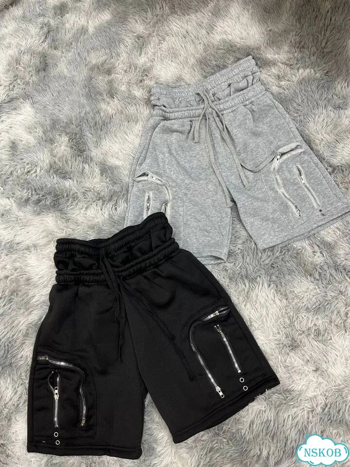 Шорты Rick Owens cargo bella type серые фото 5