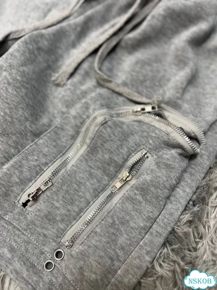 Шорты Rick Owens cargo bella type серые фото 6