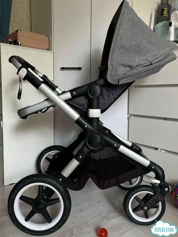 Коляска bugaboo fox прогулка и люлька, дождевик фото 3