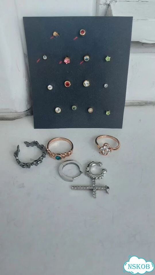 Серьги и кольца фото 1