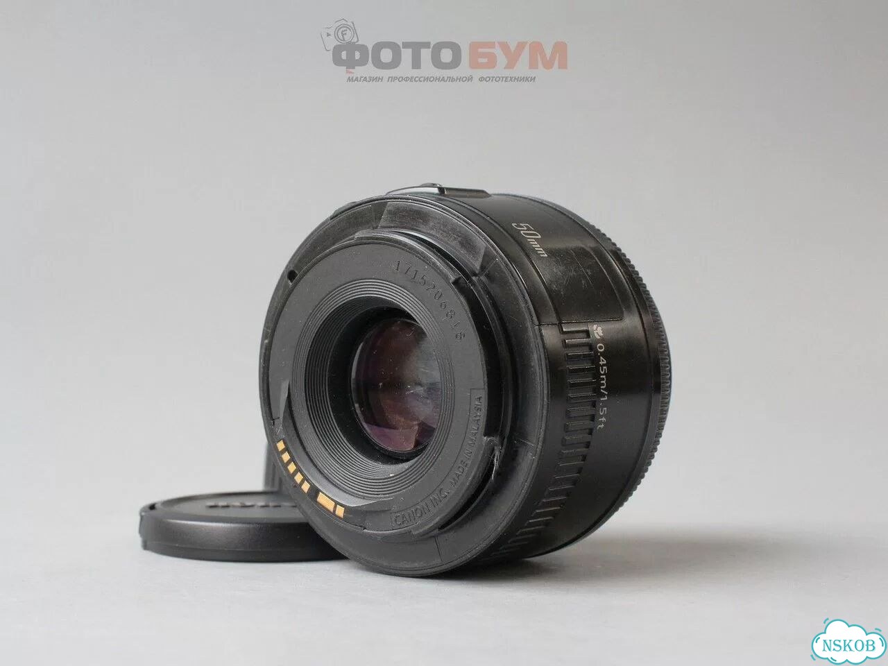Объектив Canon EF 50mm f1.8 II фото 3