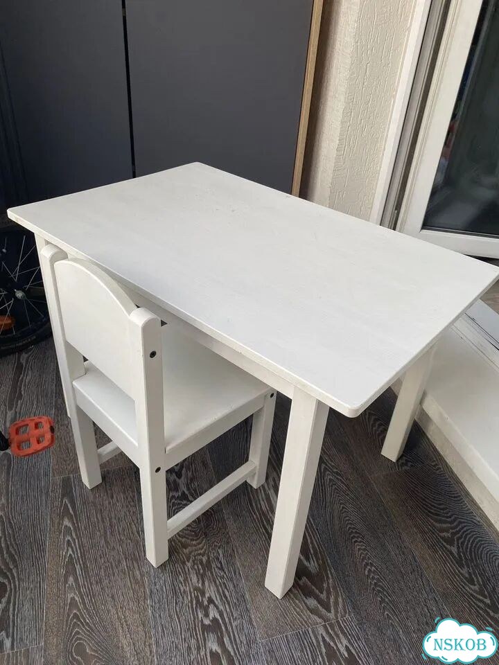 Детский столик и стульчик IKEA фото 2