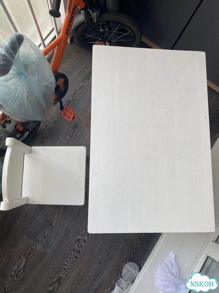 Детский столик и стульчик IKEA фото 3