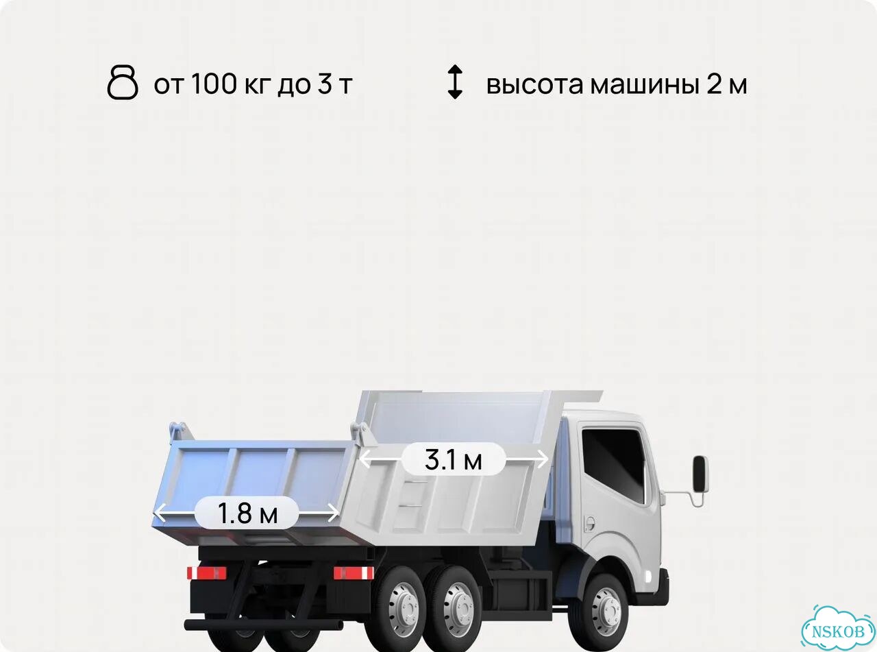 Услуги мини самосвала фото 2