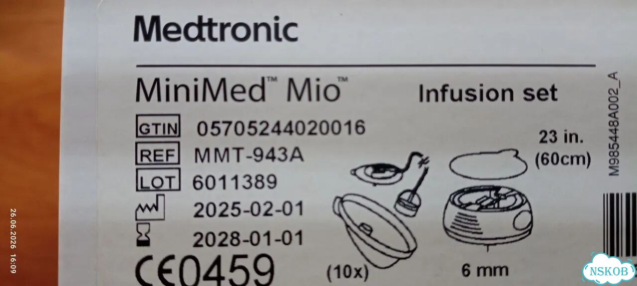 Инфузионный набор Medtronic MiniMed Mio MMT-943A фото 7