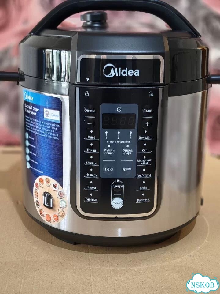 Мультиварка-скороварка Midea 1000 ватт фото 1