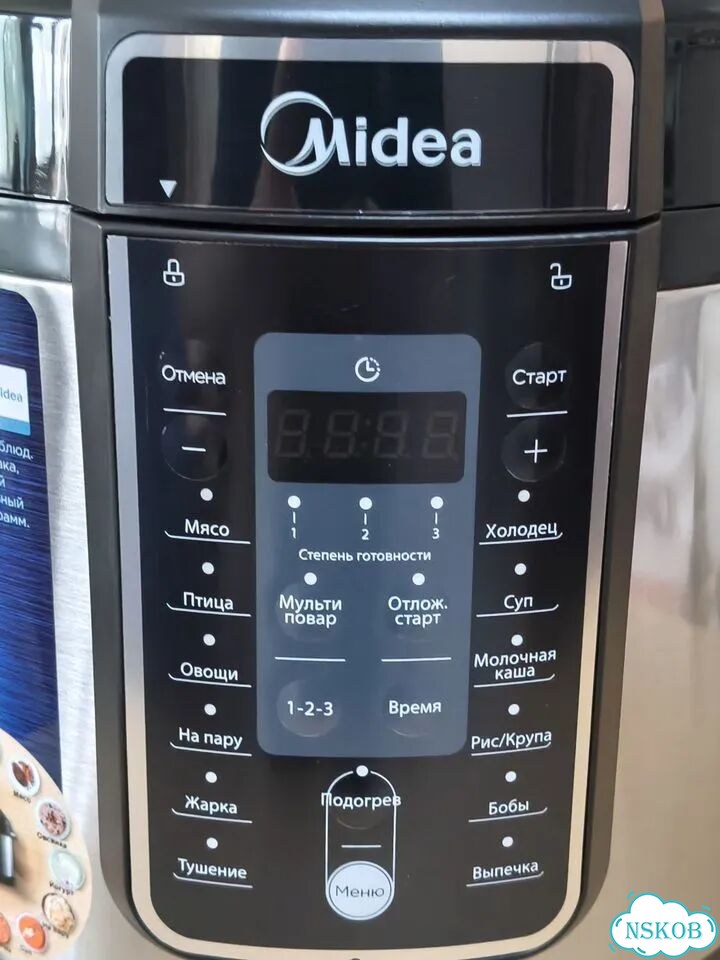 Мультиварка-скороварка Midea 1000 ватт фото 2