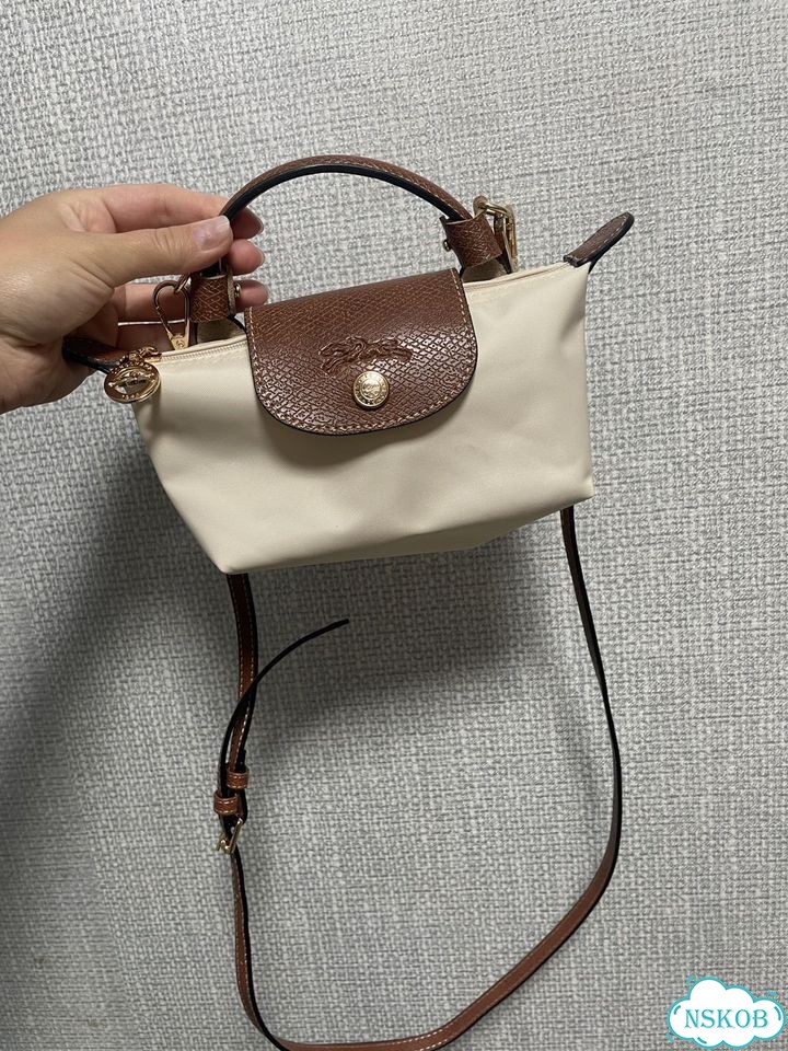 Сумка longchamp молочная фото 1