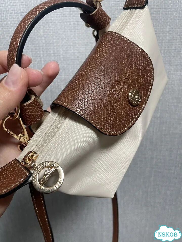Сумка longchamp молочная фото 2