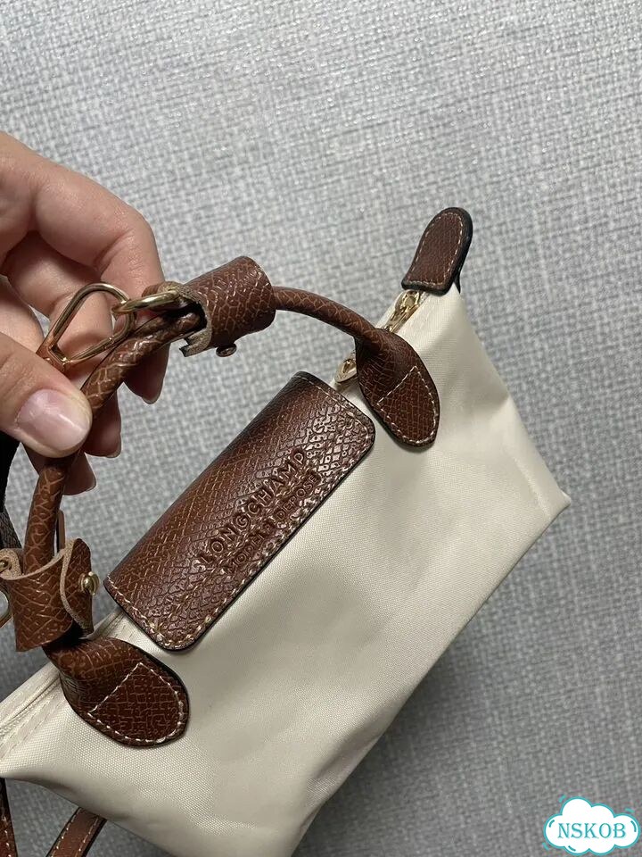 Сумка longchamp молочная фото 3