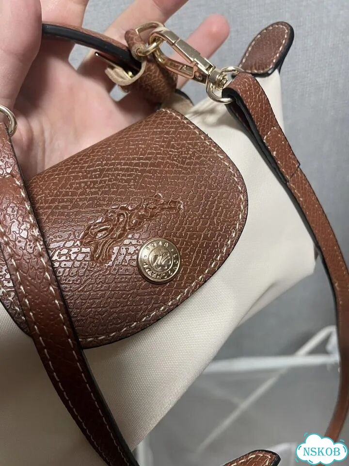 Сумка longchamp молочная фото 4