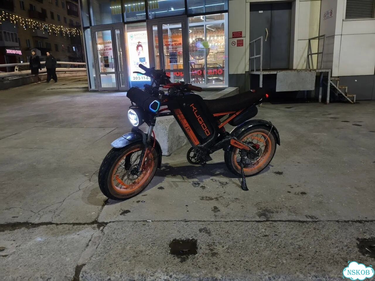 Электровелосипед Kugoo V6 взрослый мощный 750W фото 5