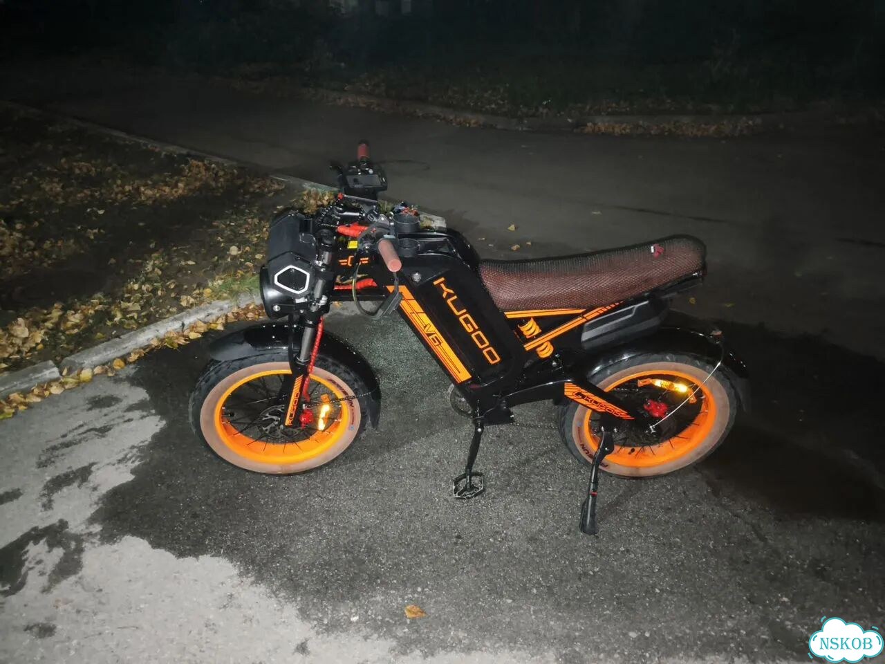 Электровелосипед Kugoo V6 взрослый мощный 750W фото 7