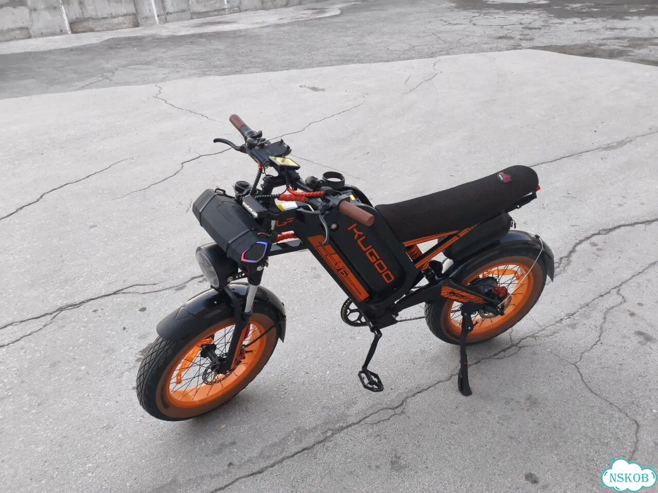 Электровелосипед Kugoo V6 взрослый мощный 750W фото 8