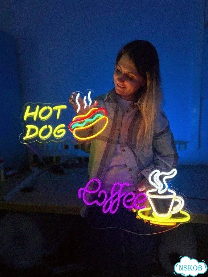 Неоновая вывеска Collage фото 3