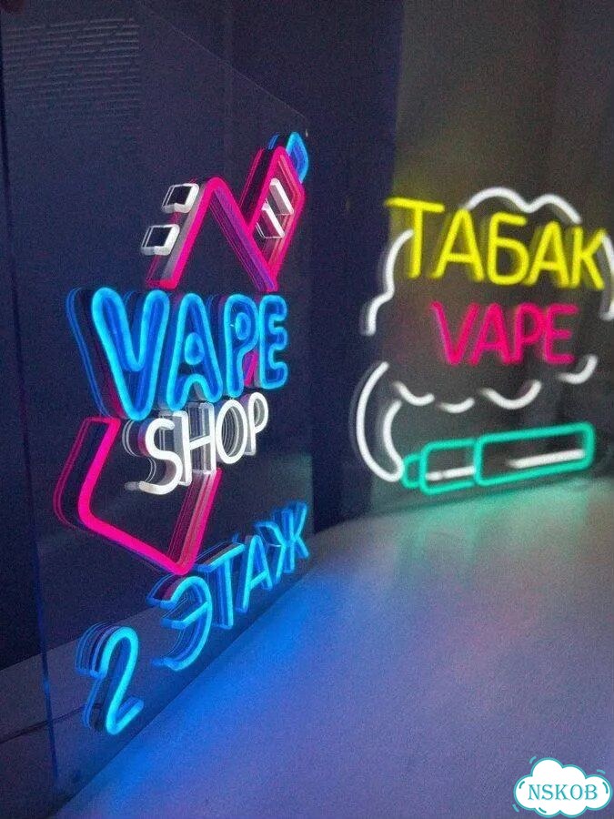 Неоновая вывеска Collage фото 7