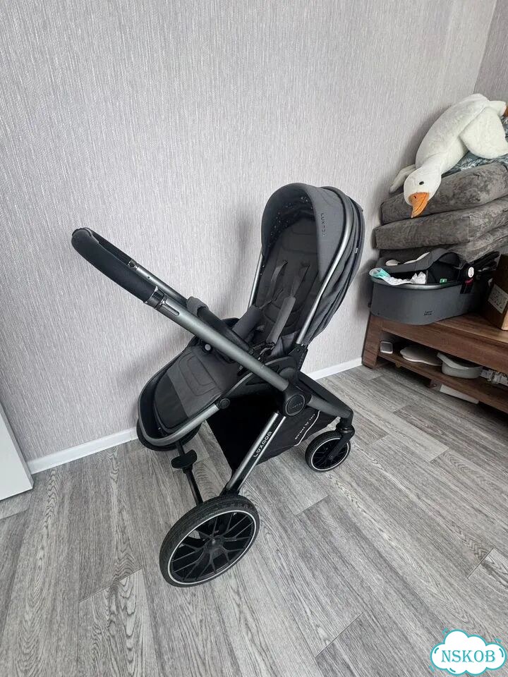 Коляска luxmom 888 3 в 1 фото 2