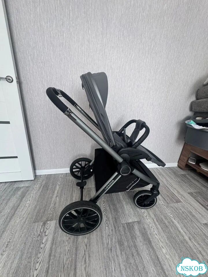 Коляска luxmom 888 3 в 1 фото 3