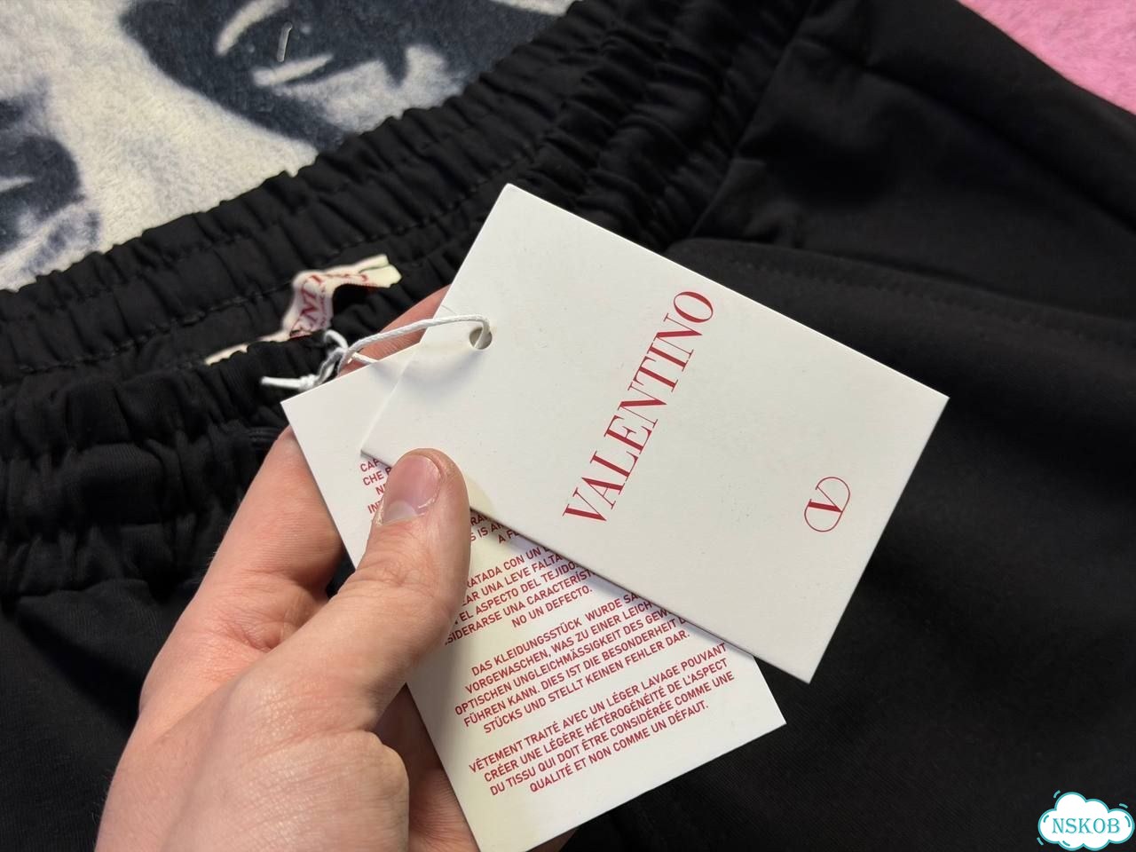 Шорты Valentino (Чёрные) фото 5