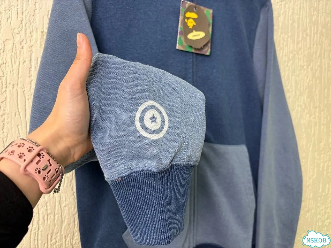 Зипка синяя Bape indigo фото 2