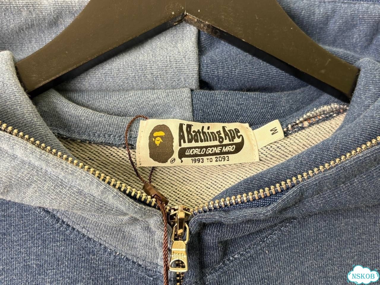Зипка синяя Bape indigo фото 4