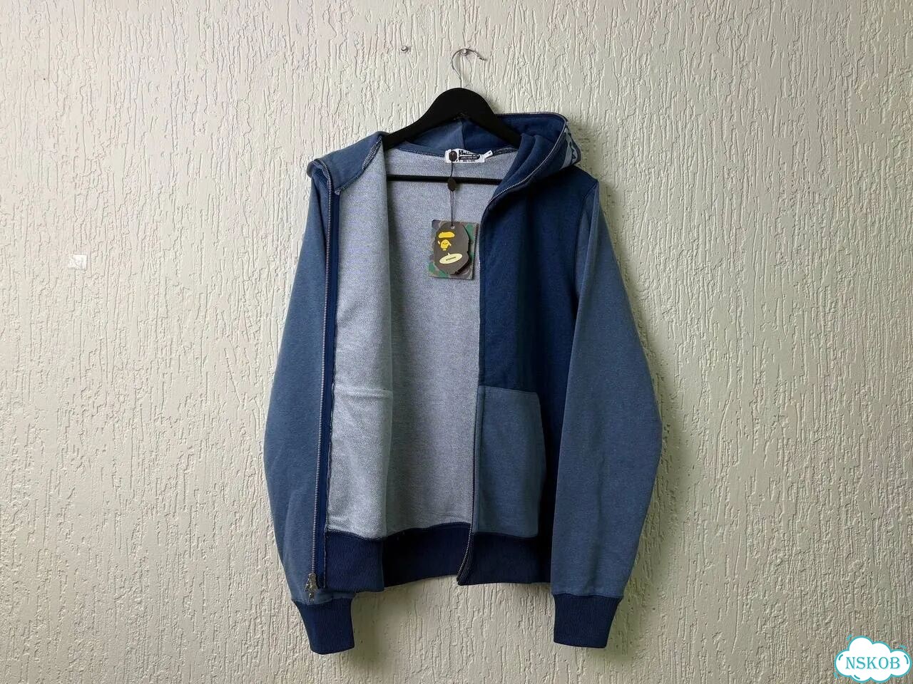 Зипка синяя Bape indigo фото 5