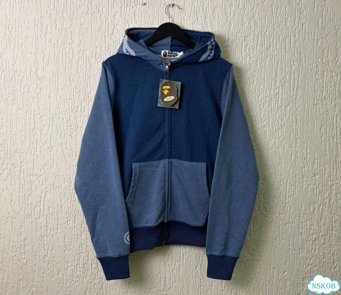 Зипка синяя Bape indigo фото 6