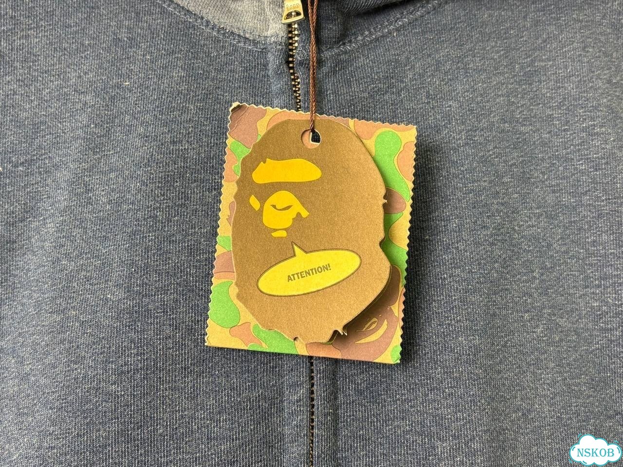 Зипка синяя Bape indigo фото 8