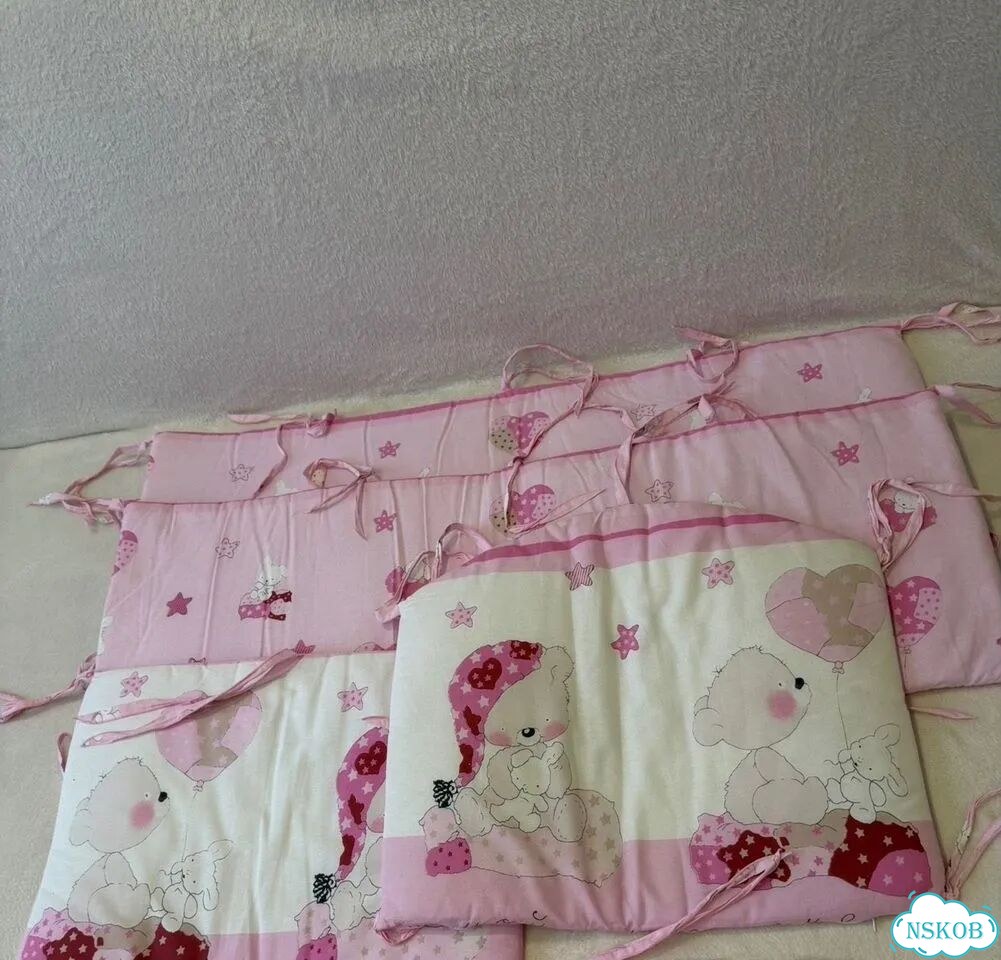 Бортики в кроватку 120*60 для новорожденных фото 3