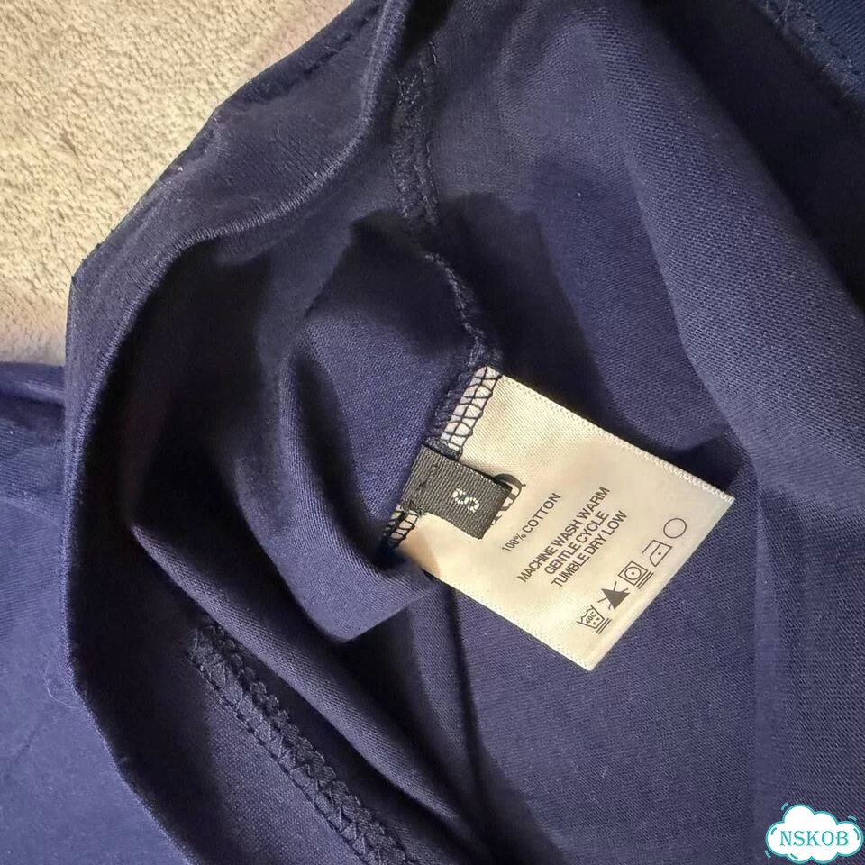 Синяя футболка Erd 22ss oversize фото 11