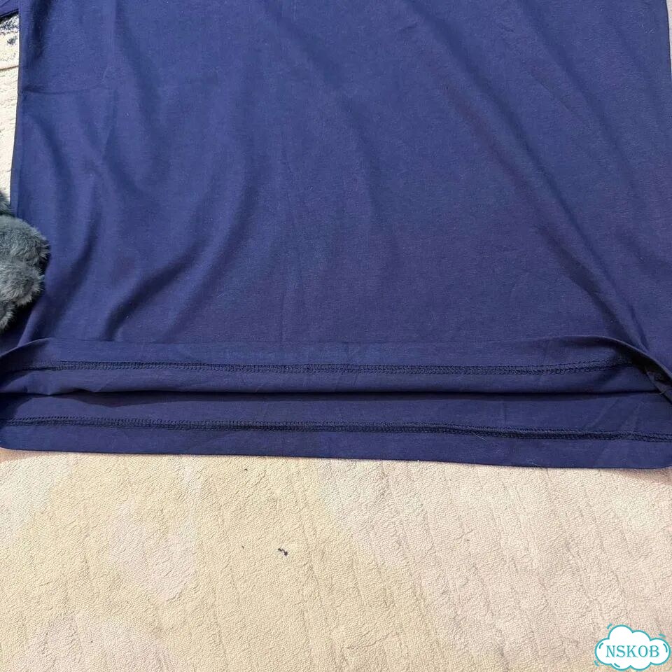 Синяя футболка Erd 22ss oversize фото 9